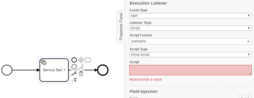 No script value