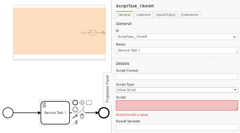 No script value