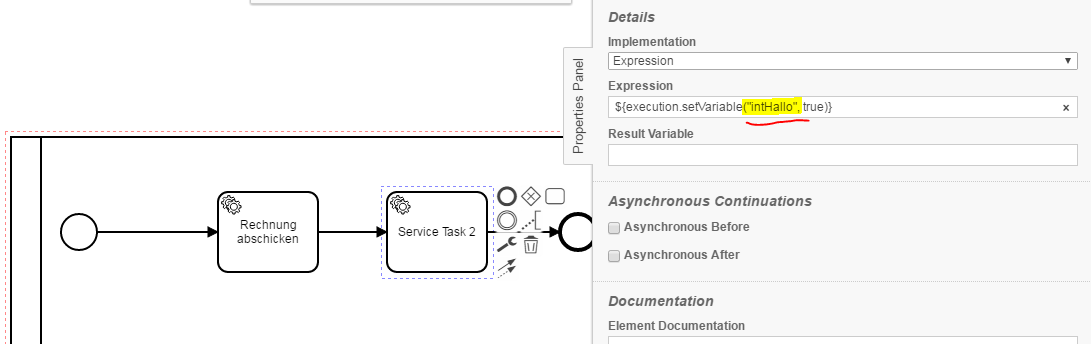 internal variable against convention